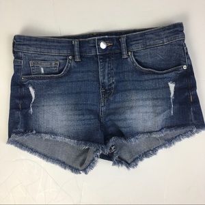 H&M Distressed Denim Shorts